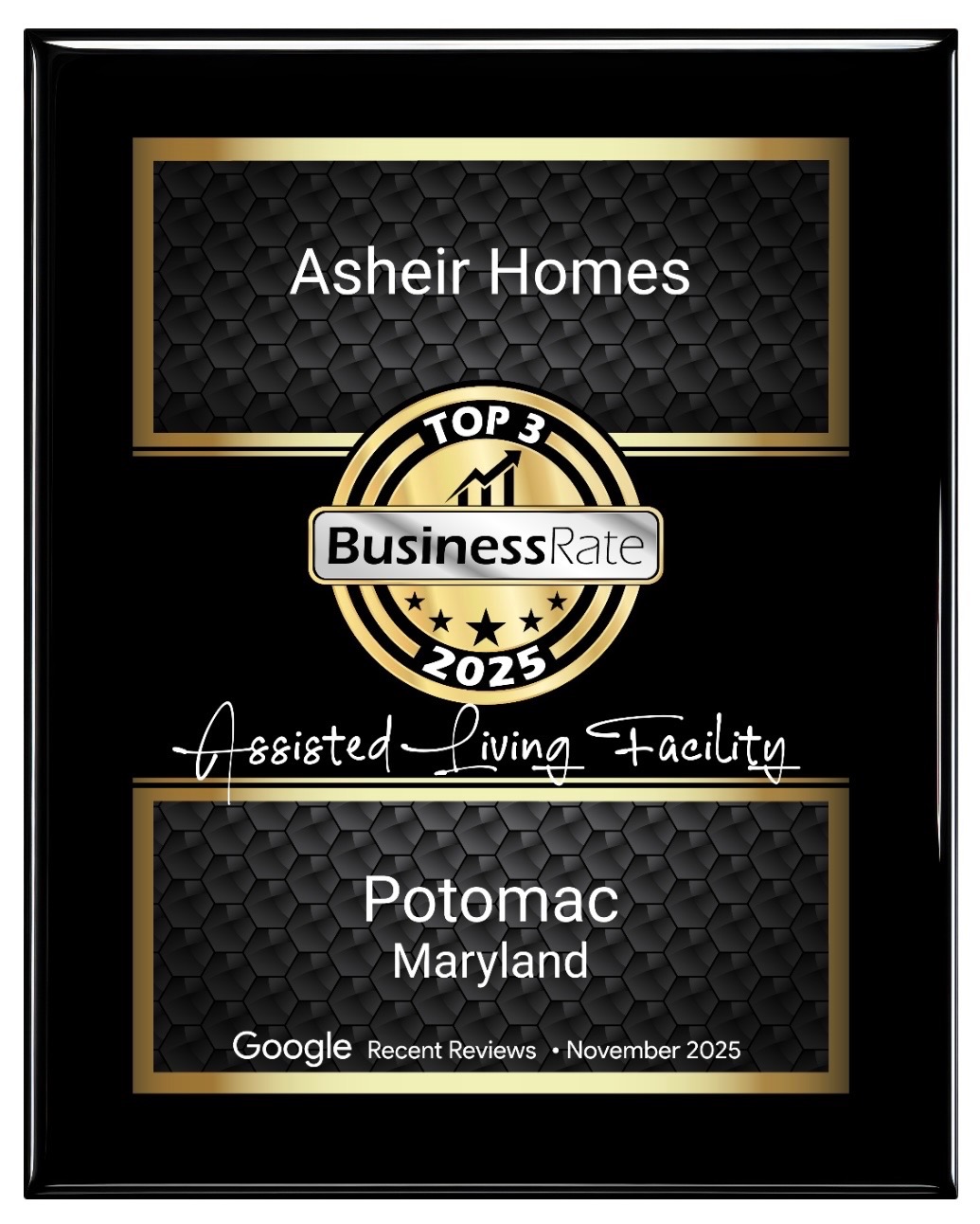 Google Award Plaque